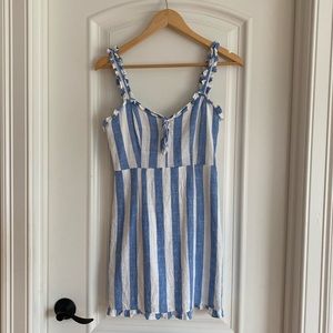 Ruffle Striped Dress